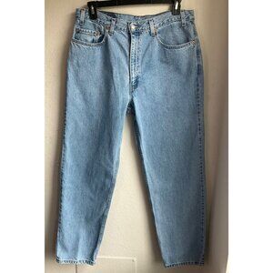 VTG Levi's 550 Men's Size 38 x 30 Denim Jeans Relaxed fit light wash denim